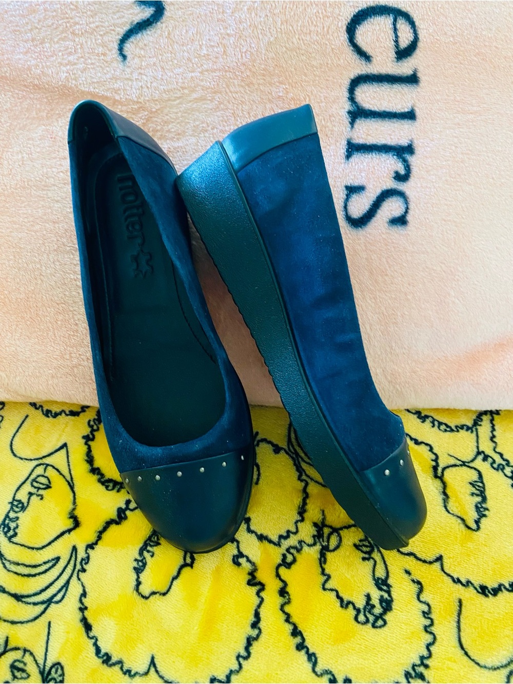 Hotter Blue suede Leather  Women’s Loafers